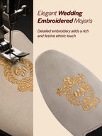 men metal velvet embroidery party casual loafer shoes