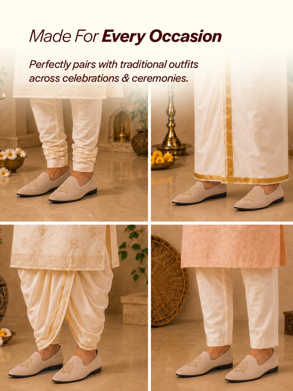 premium velvet shoes for men