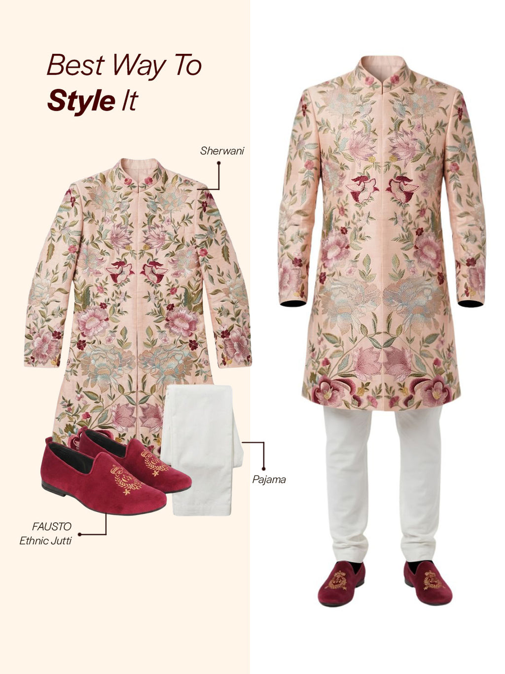 Shop Men Red Velvet Embroidery Design Party Casual Loafer Shoes Online.