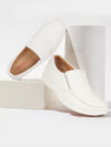 Shop Men White Side Stitched Casual Comfort Slip-On Loafer Shoes Online.