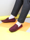 Men Maroon Suede Leather Side Stitched Driving Loafer and Moccasin