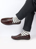 Men Cherry Outdoor Fashion Classic Genuine Leather Slip on Loafer Shoes