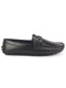 Men Black Stitched Horsebit Buckle Classic Slip-Ons Driving Loafer and Moccasins|Slip On Shoes|Casual Shoes