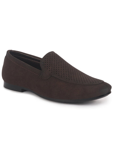 Men Brown Formal Velvet Slip On Shoes for Party|Wedding Shoes|Casual Slip On Shoe