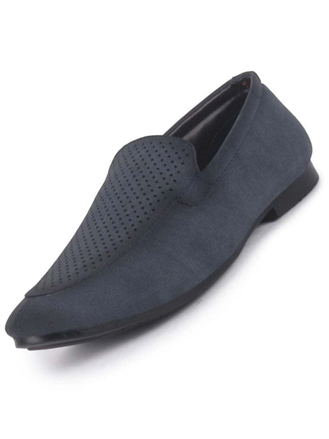 men navy blue formal velvet slip on shoes for party wedding shoes casual slip on shoe