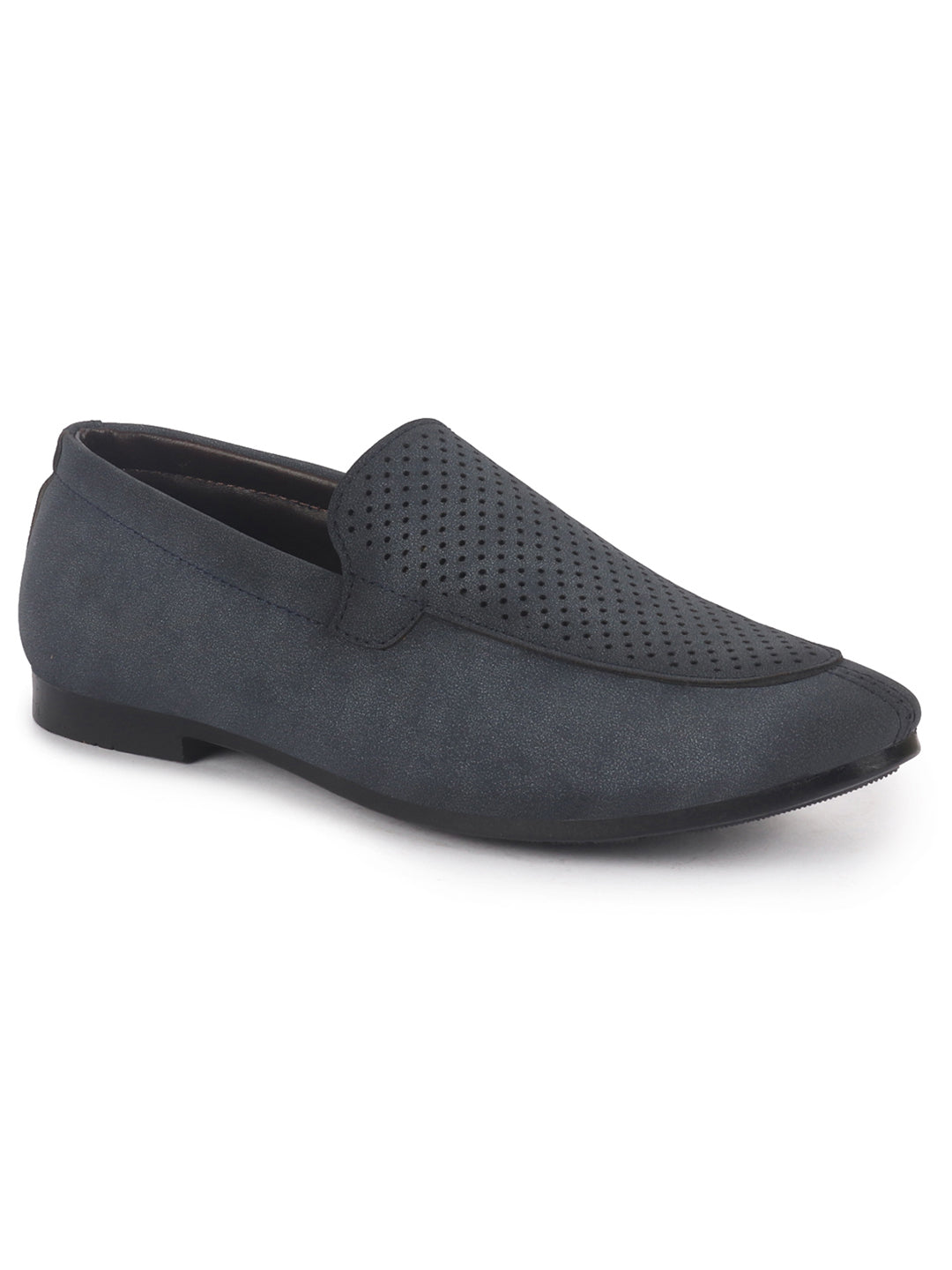 men navy blue formal velvet slip on shoes for party wedding shoes casual slip on shoe