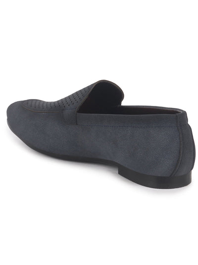 Men Navy Blue Formal Velvet Slip On Shoes for Party|Wedding Shoes|Casual Slip On Shoe