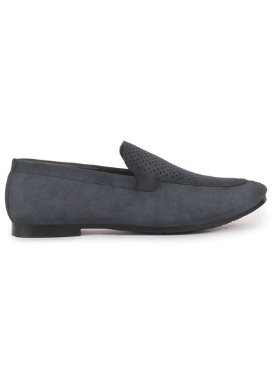 Men Navy Blue Formal Velvet Slip On Shoes for Party|Wedding Shoes|Casual Slip On Shoe