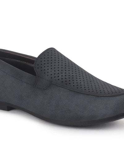 Men Navy Blue Formal Velvet Slip On Shoes for Party|Wedding Shoes|Casual Slip On Shoe