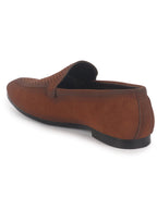 men tan formal velvet slip on shoes for party wedding shoes casual slip on shoe