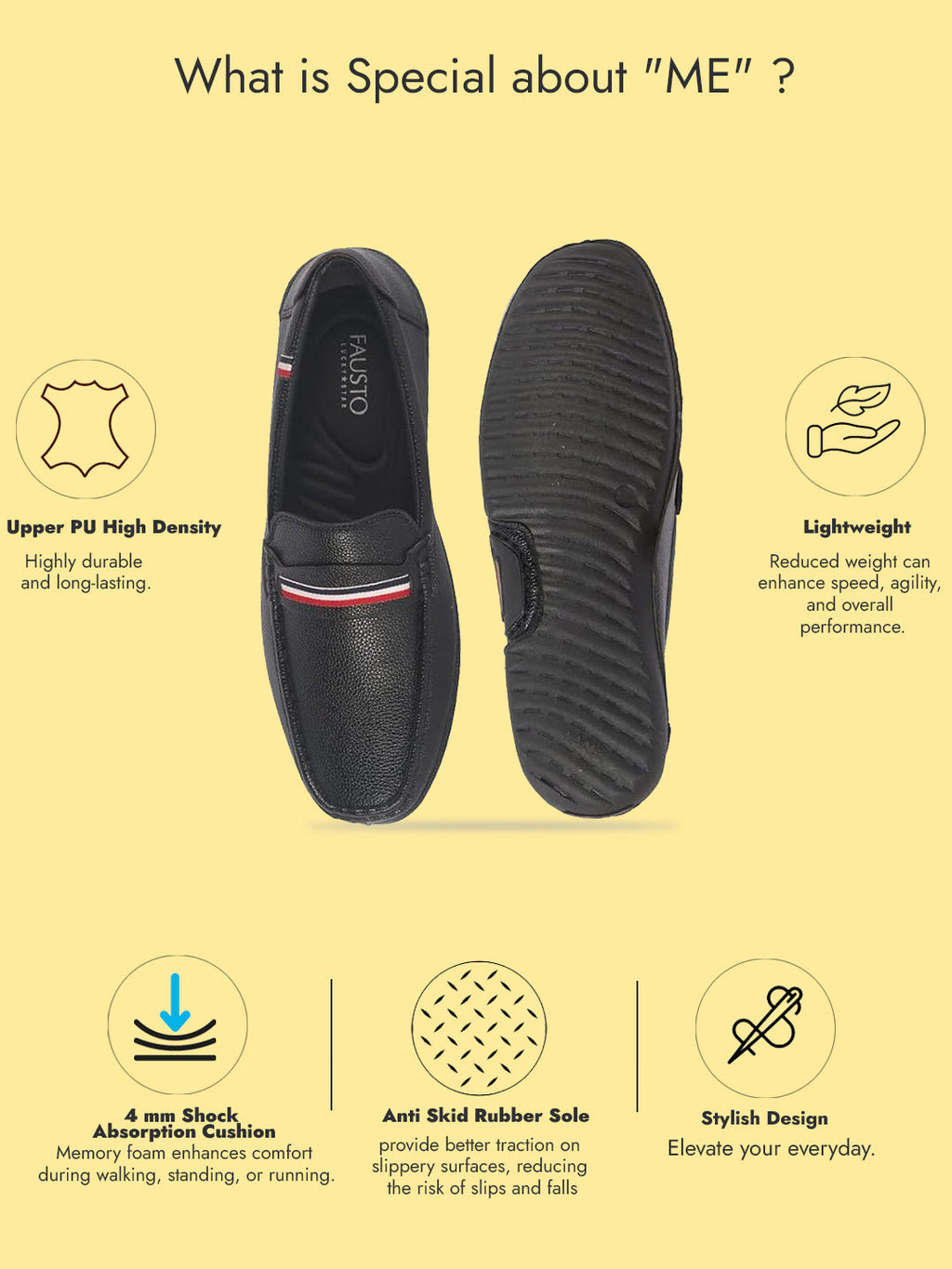 men black stitched stripe design classic slip-ons loafer with flexible slip resistant sole|slip on shoes|casual shoes