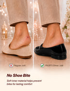 Men Black Velvet Patent Leather Horsebit Buckle Ethnic Slip On Shoes|Party Shoe|Office Shoe|Anti Skid Sole