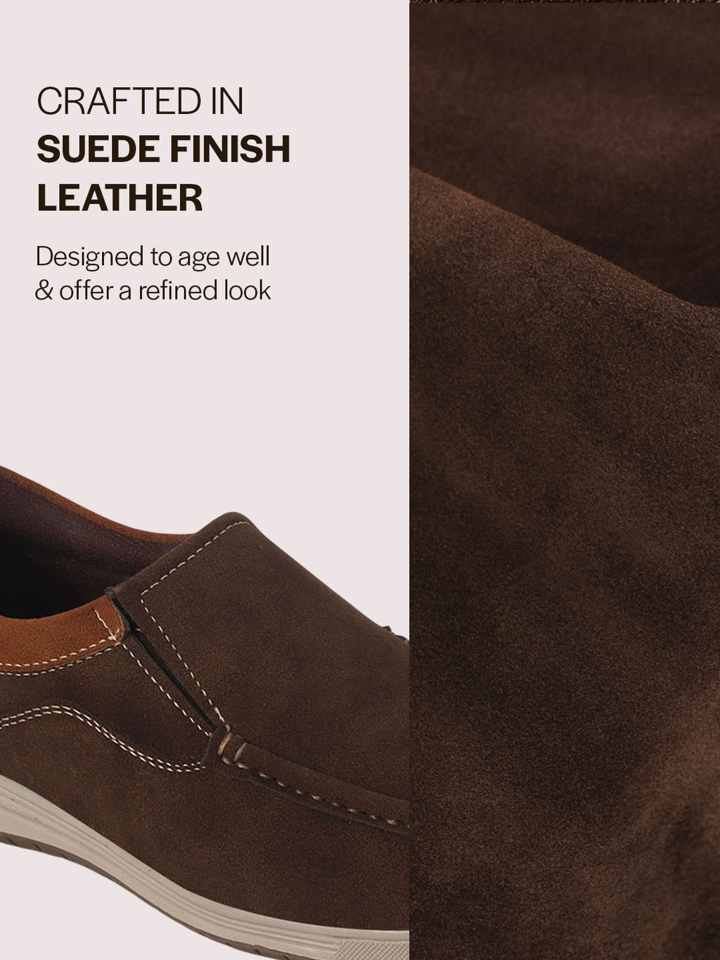 men suede loafers slip on