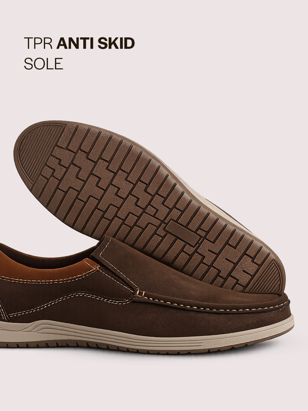 men suede loafers slip on