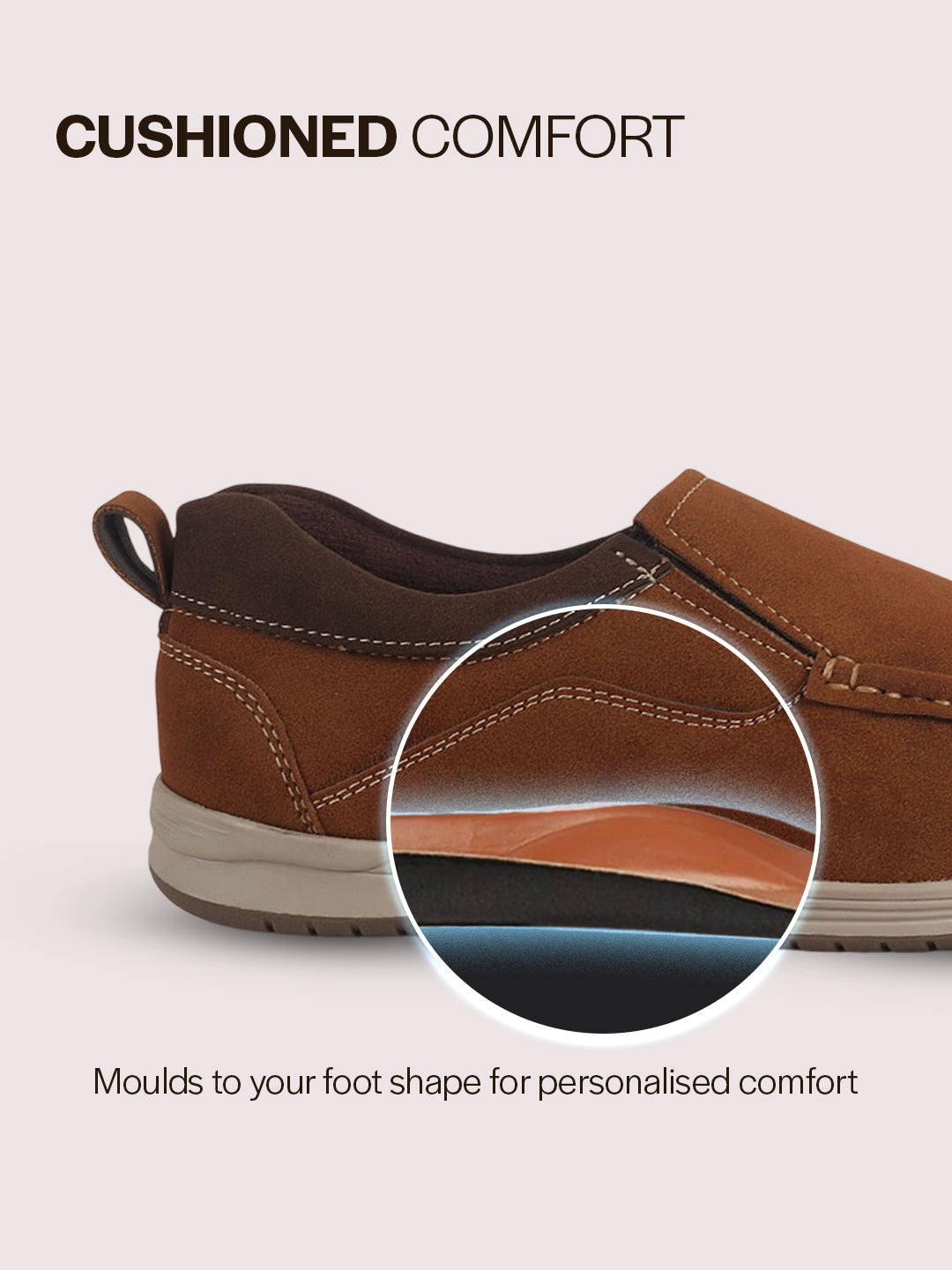 men suede loafers slip on