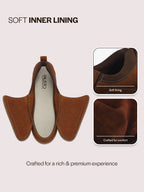 men suede loafers slip on