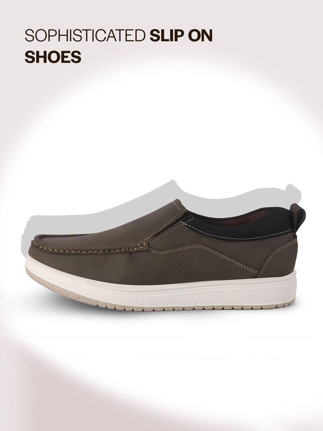 men leather slip on shoes