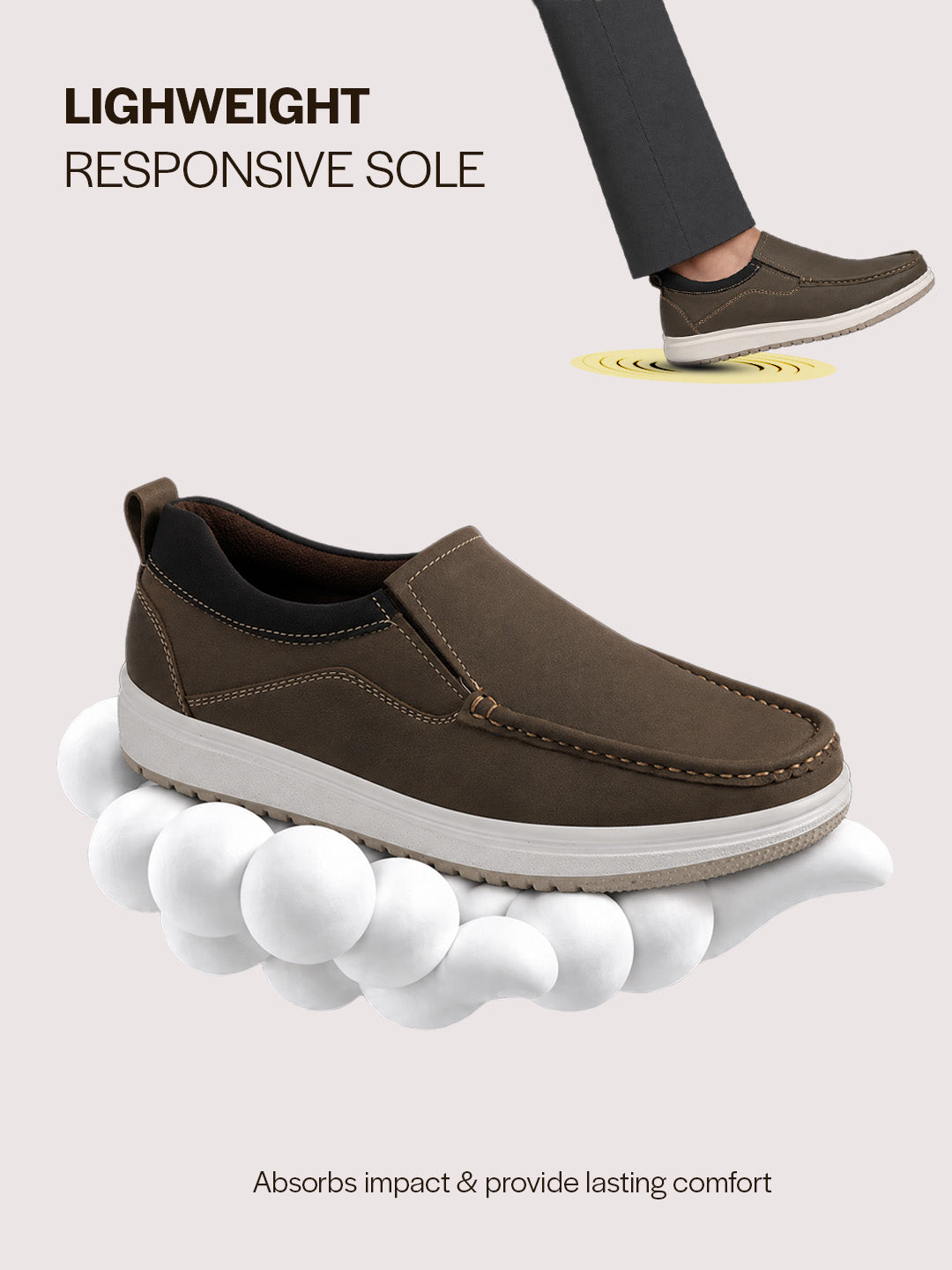 men leather slip on shoes