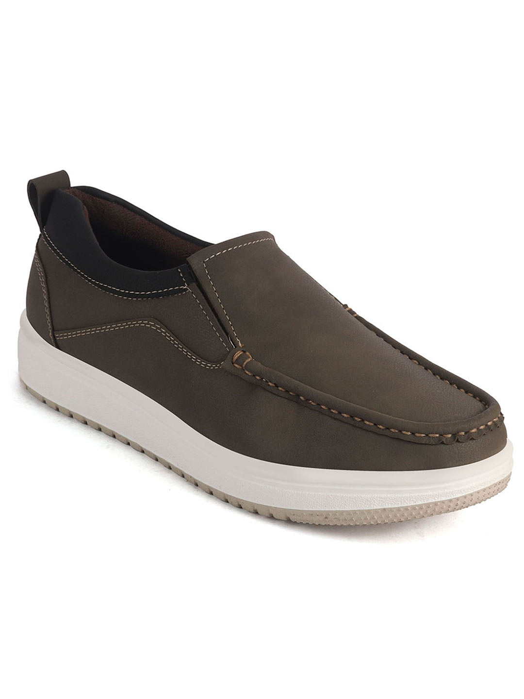casual leather moccasins men