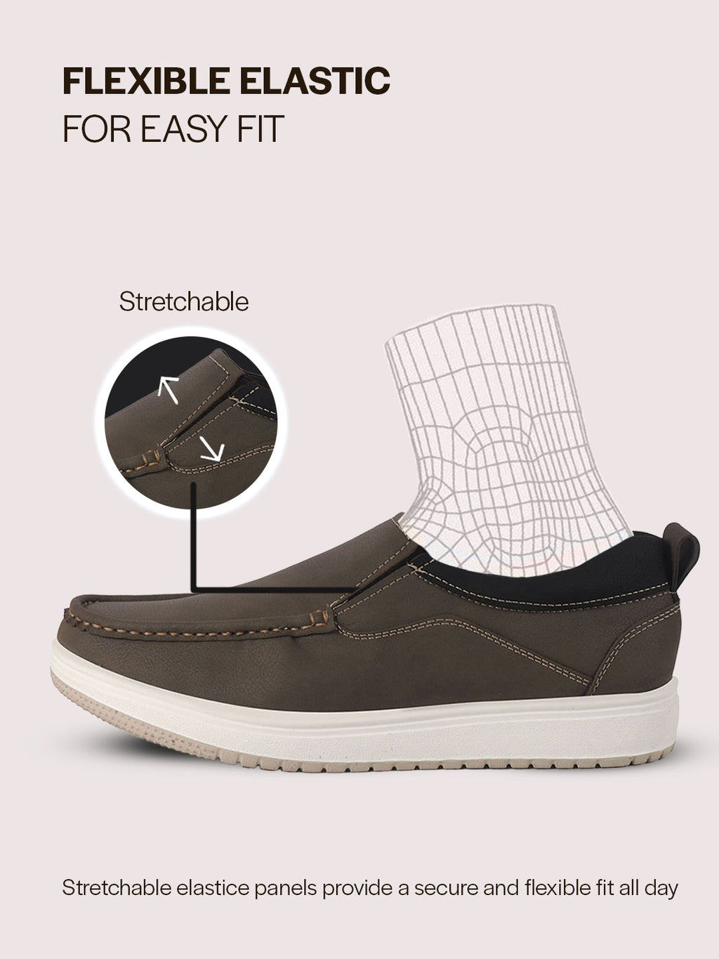 men leather slip on shoes