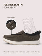 men leather slip on shoes