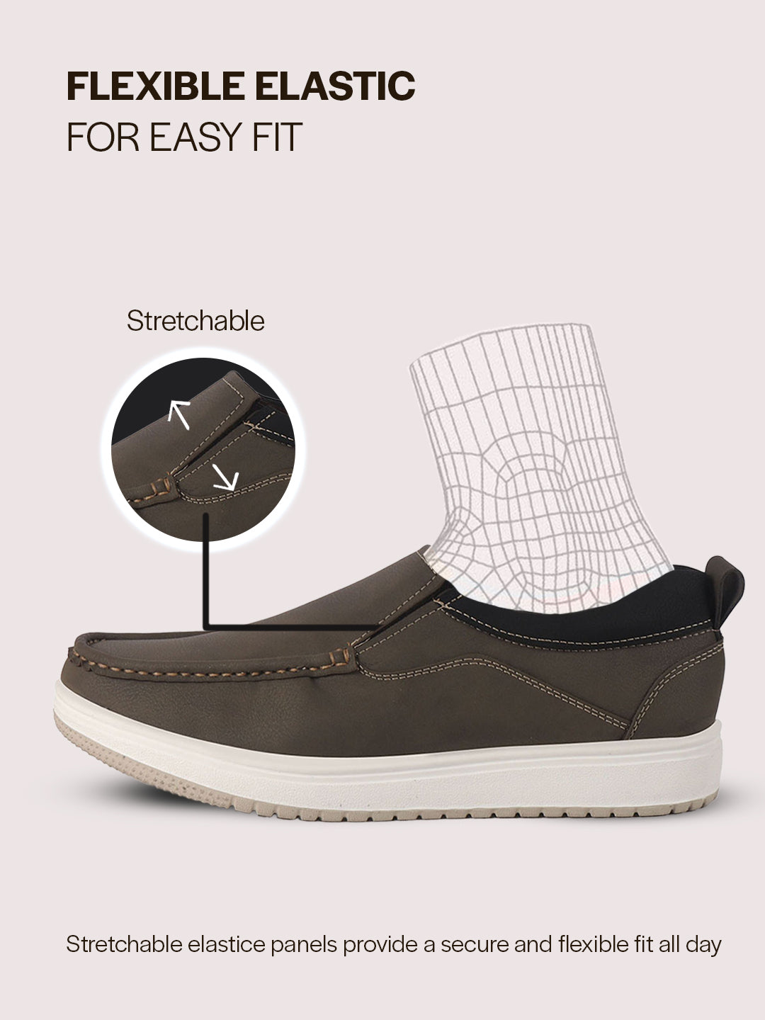 men leather slip on shoes