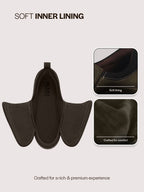 men leather slip on shoes