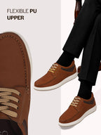 comfortable leather walking shoes men