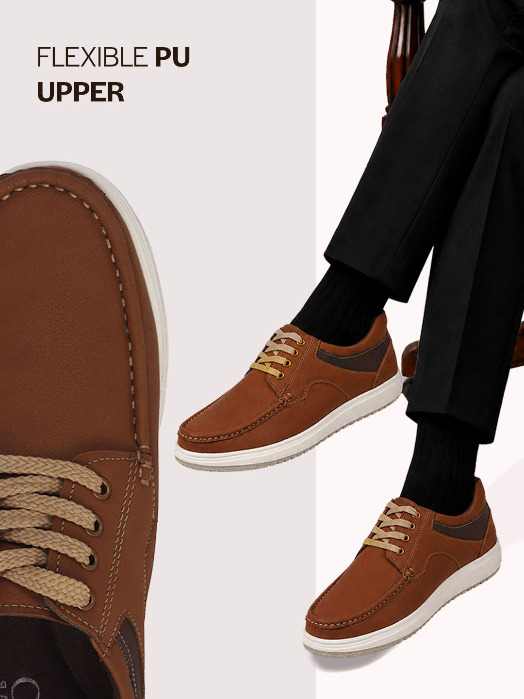 comfortable leather walking shoes men