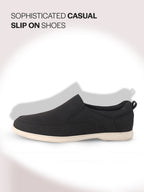 men olive green slip on shoes
