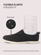 men olive green slip on shoes