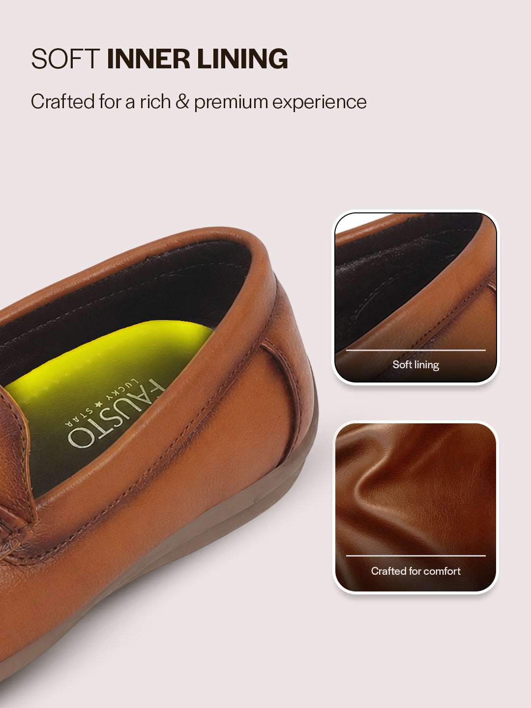 Men Tan Genuine Leather Moc Toe Metallic Buckle Strap Driving Loafers|Soft Leather Lining Shoes for Long Day Comfort|Perfect for Office Formal, Events, Travel