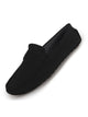 Men Black Casual Classic Moc Toe Loafer and Moccasin|Memory Cushioned Insole Driving Shoe with Anti Skid Sole|Party Slip On Shoes, Casual Evening Events