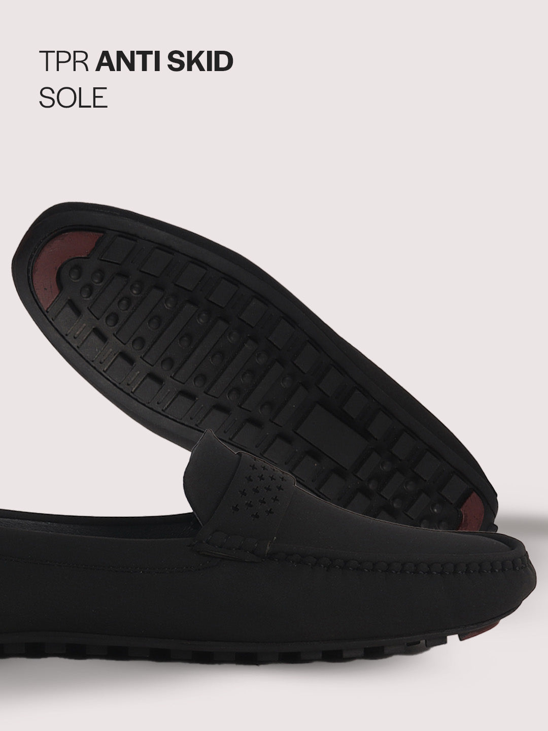 Men Black Casual Classic Moc Toe Loafer and Moccasin|Memory Cushioned Insole Driving Shoe with Anti Skid Sole|Party Slip On Shoes, Casual Evening Events