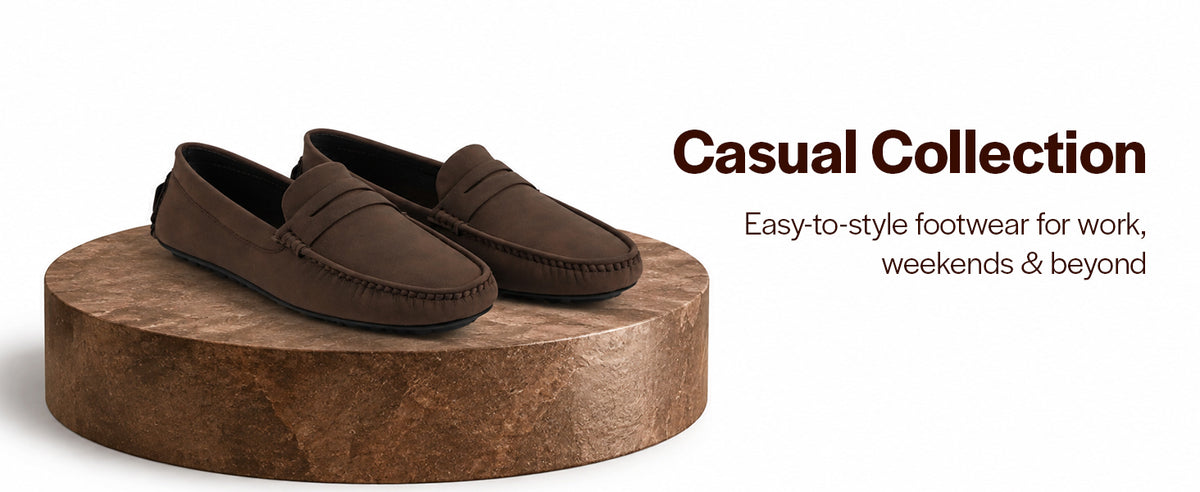 Men Black Classic Slip-On Semi Formal Moccasins|Lightweight Shock Abosorbing Insole Driving Loafers|Casual Styling Outfits, Everyday Comfort Moc Toe Shoe
