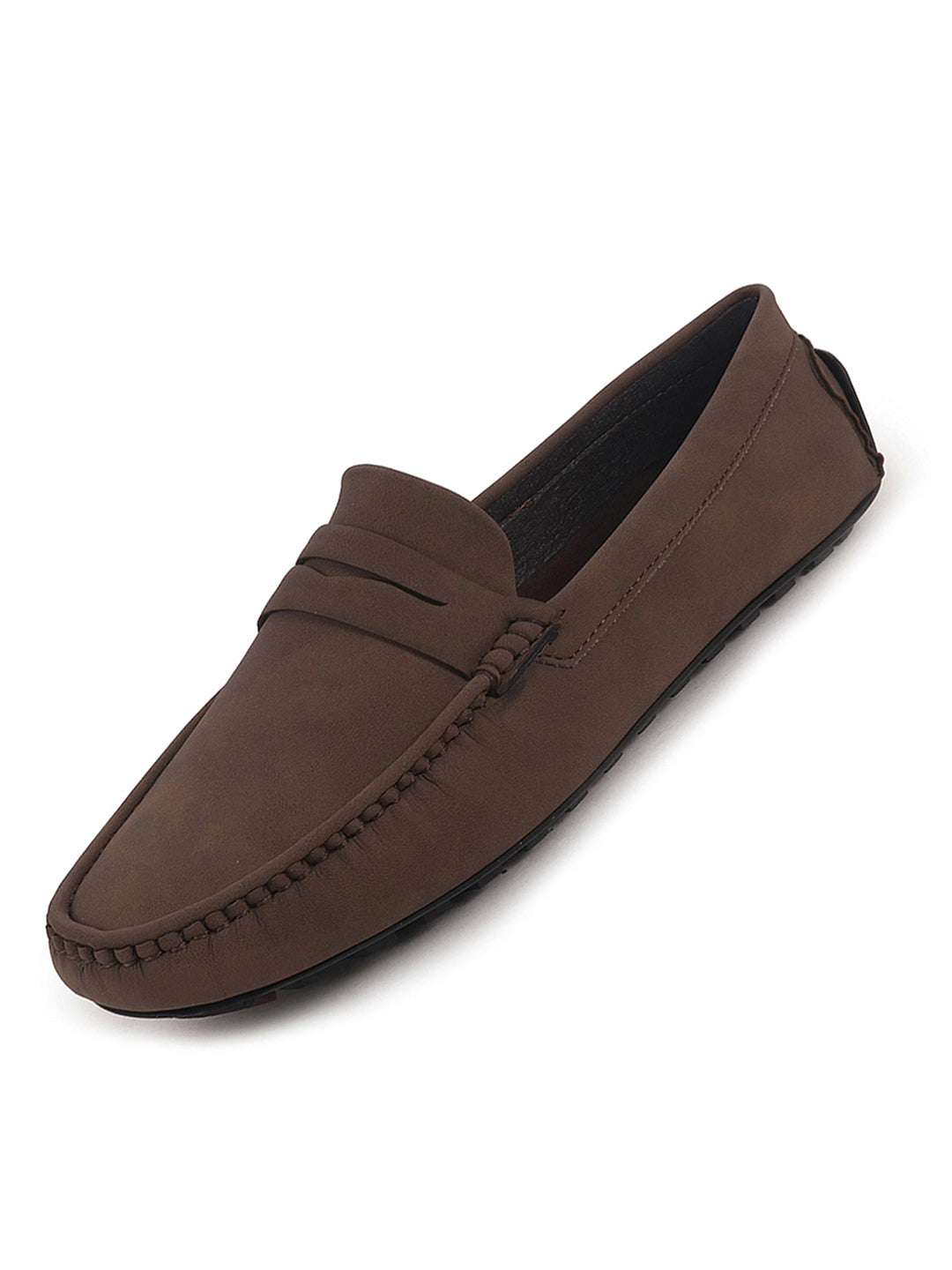 laser cut saddle loafers