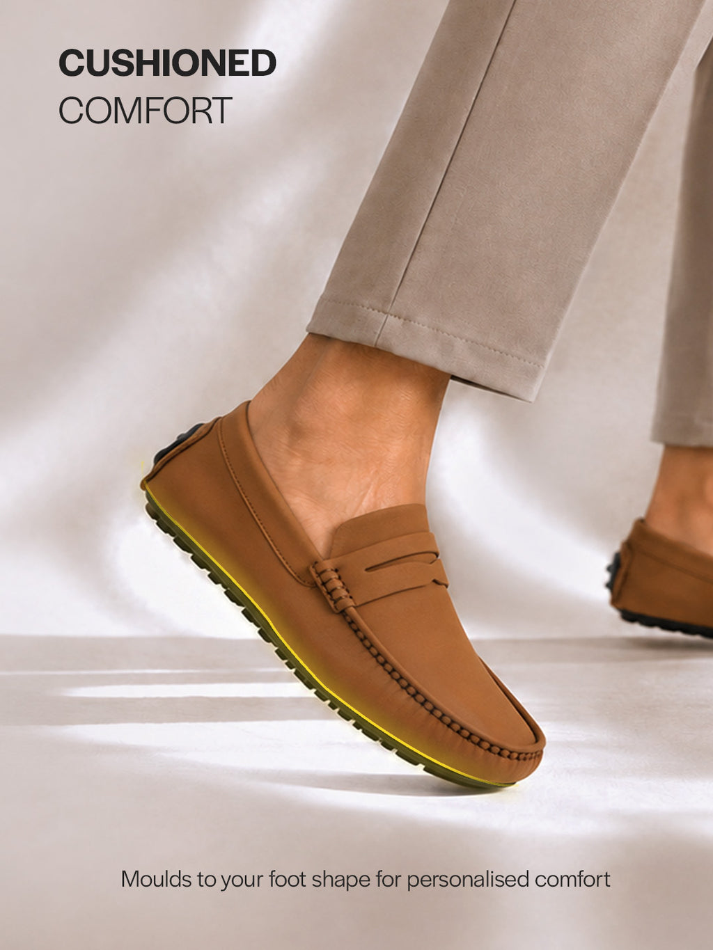 laser cut saddle loafers