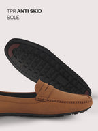 laser cut saddle loafers