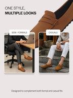 laser cut saddle loafers