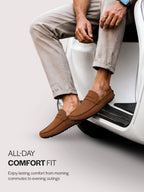 laser cut saddle loafers
