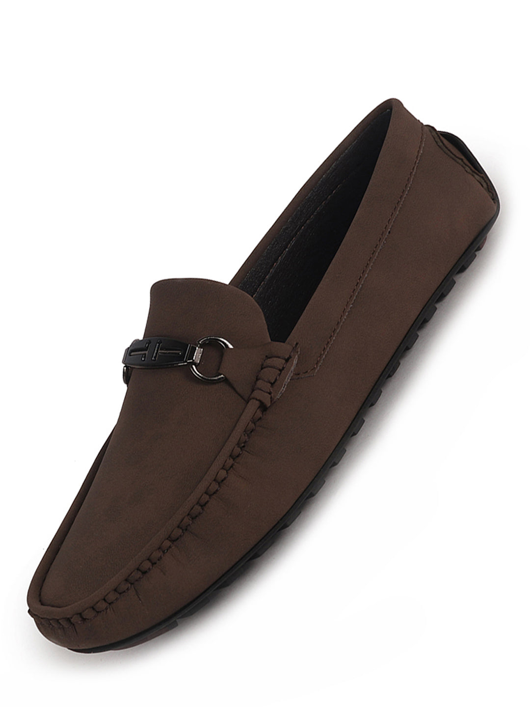 laser cut saddle loafers