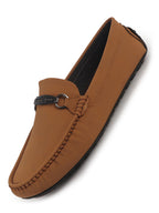 laser cut saddle loafers