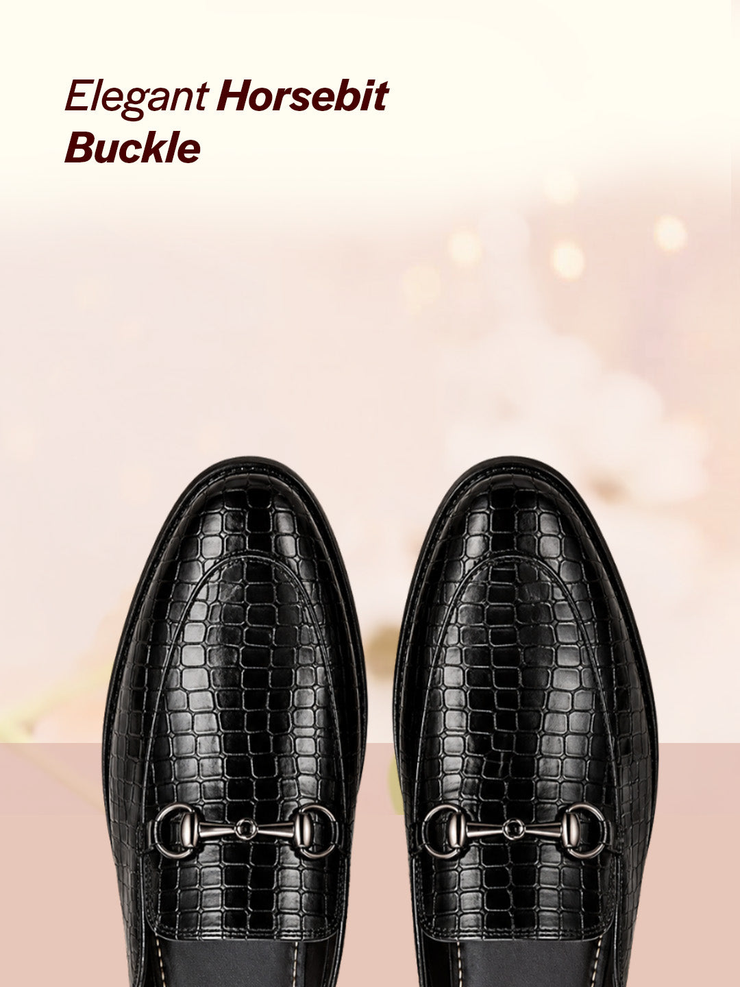 Men Blue Embossed Leopard Print Design with Horsebit Buckle Ethnic Party Back Open Slip On Mules Shoes