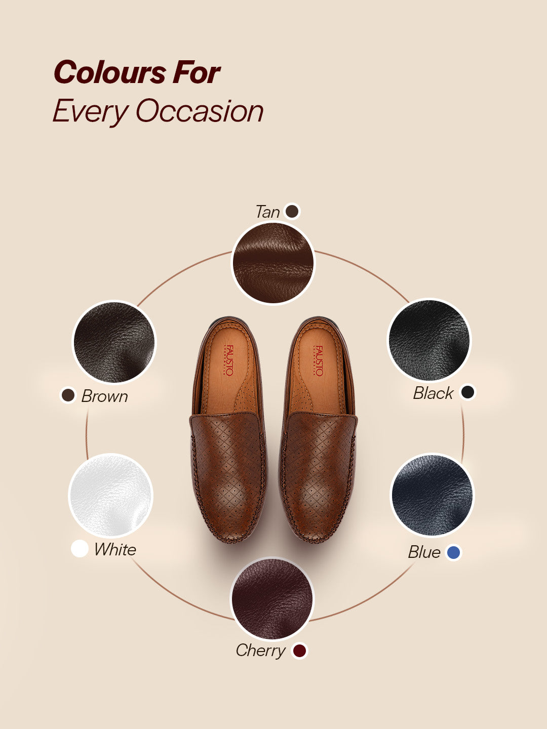 Shop Men Brown Stitched Block Design Pattern Back Open Slip On Loafer Shoes Online.