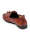 Shop Men Tan Tassel Knitted Design Broad Feet Slip On Ethnic Wedding Juttis and Mojaris Online.