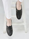 Men Black Laser Cut Design Back Open Evening Party Ethnic Mules Slip On Shoes