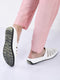 men white laser cut design back open evening party ethnic mules slip on shoes