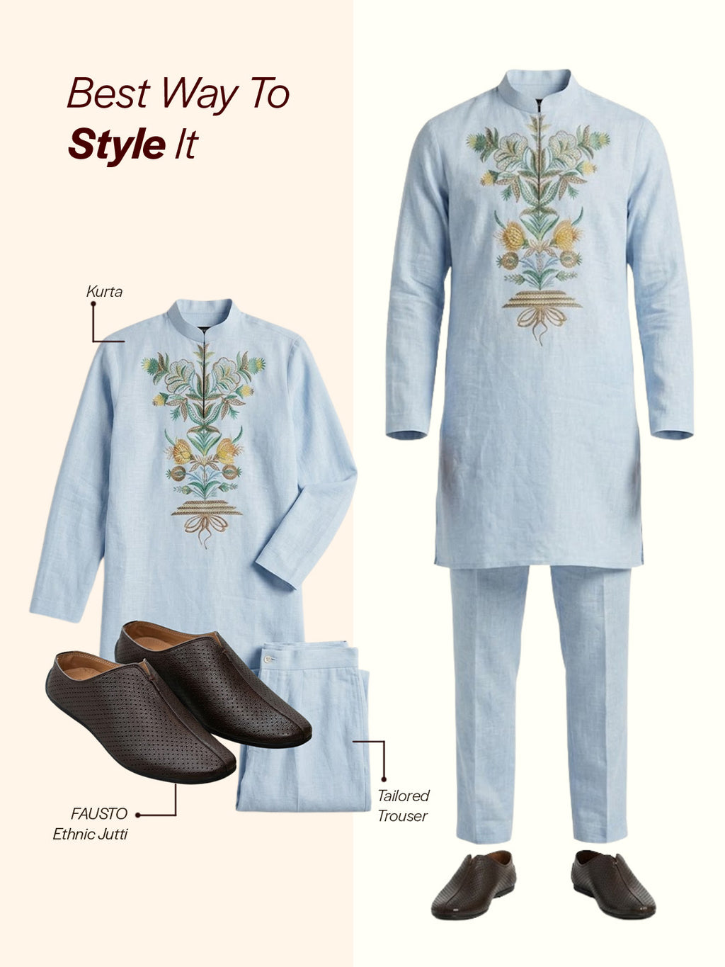 Shop Men Brown Back Open Perforated Design Ethnic Party Wedding Mules Slip On Shoes Online.