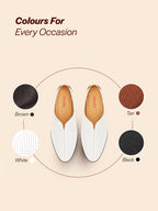 Shop Men White Back Open Perforated Design Ethnic Party Wedding Mules Slip On Shoes Online.
