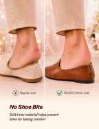 Shop Men Tan Laser Cut Design Ethnic Slip On Wedding Juttis and Mojaris Online.
